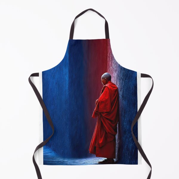 Item preview, Solitary Monk in Vibrant Color Palette designed and sold by Artessie.