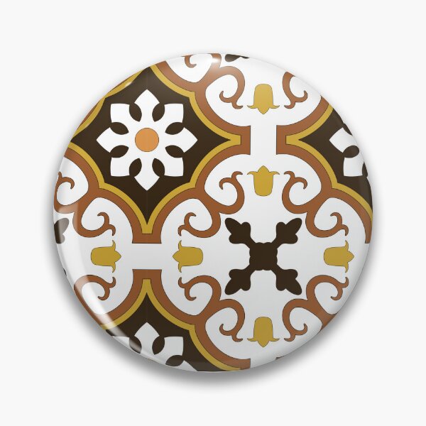 Item preview, Traditional Andalucian style tile pattern designed and sold by ChimaHome.