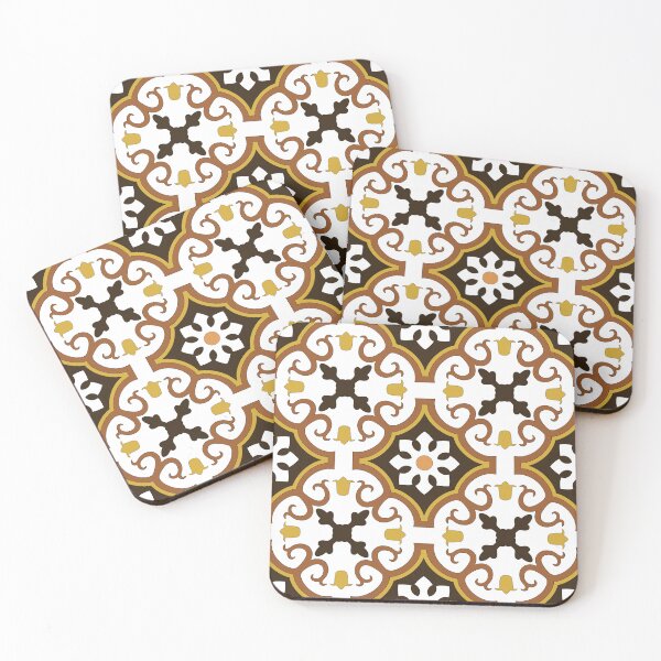 Item preview, Traditional Andalucian style tile pattern designed and sold by ChimaHome.