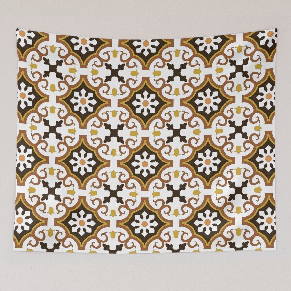 Item preview, Traditional Andalucian style tile pattern designed and sold by ChimaHome.