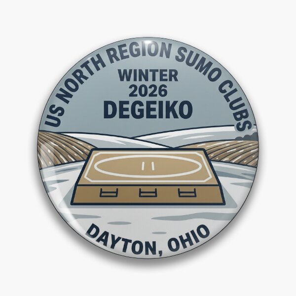 Item preview, US North Region Sumo Club Winter 2026 Degeiko designed and sold by Ohayo Sumo Dayton.