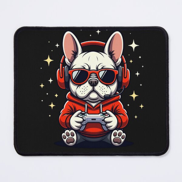 Item preview, Gamer French Bulldog Playing Video Games designed and sold by GrumpySableye.