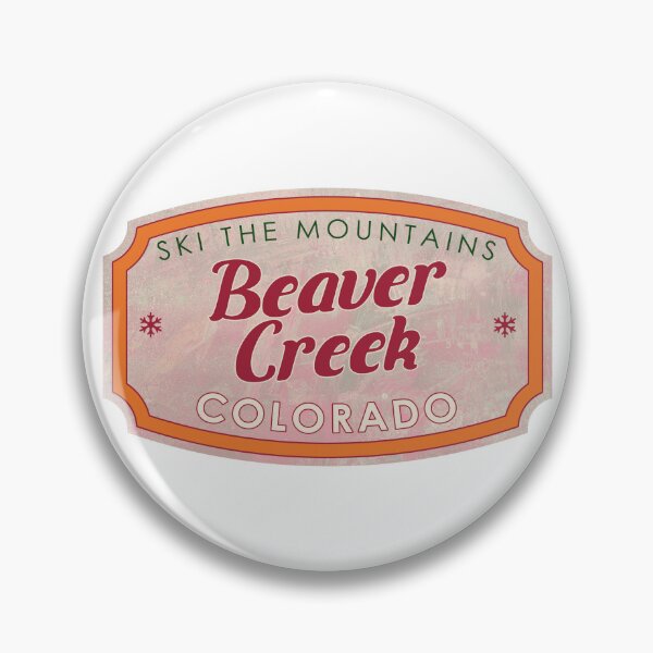 Artikelvorschau, Beaver Creek, Colorado, Skifahren, strukturiertes Skiabzeichen entworfen und verkauft von Wanderful-roads.