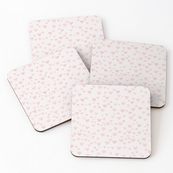 Item preview, Soft Pink Hearts Watercolor Pattern designed and sold by Lacritsa .