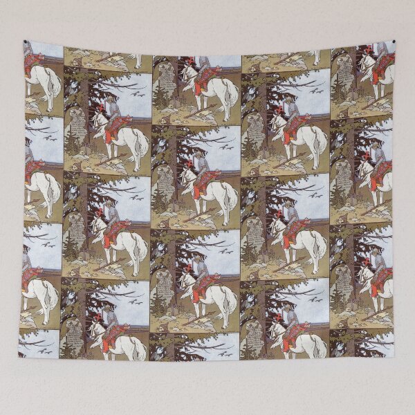 Item preview, Ivan Bilibin Knight on White Horse designed and sold by TeeARTHY.