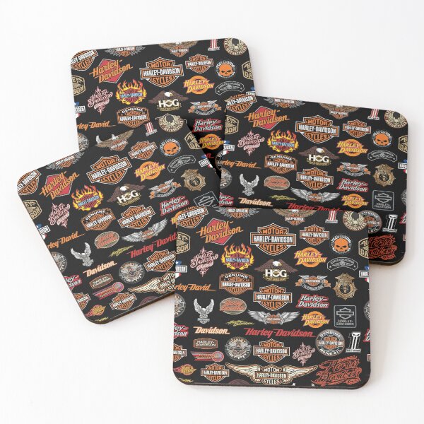 Item preview, Harley Davidson Motorcycle Heritage Pattern – Classic Logo Design designed and sold by enzoade.