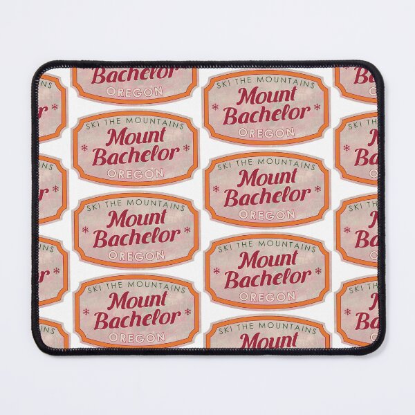 Item preview, Mount Bachelor, Oregon, Ski, textured skiing badge designed and sold by Wanderful-roads.