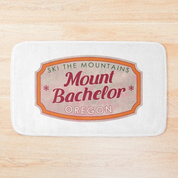 Item preview, Mount Bachelor, Oregon, Ski, textured skiing badge designed and sold by Wanderful-roads.