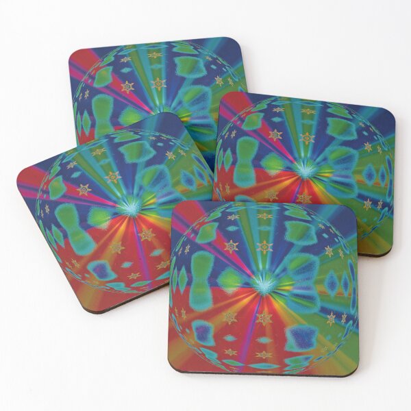 Item preview, Radiant sphere with abstract butterfly and star patterns designed and sold by Alan-David.