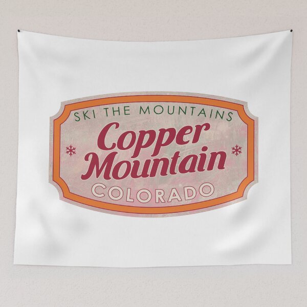 Item preview, Copper Mountain, Colorado, Ski, textured skiing badge designed and sold by Wanderful-roads.