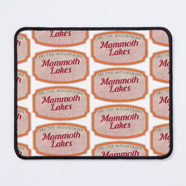 Item preview, Mammoth Lakes, California, Ski, textured skiing badge designed and sold by Wanderful-roads.