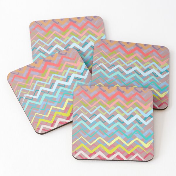 Item preview, Abstract Multicolor Zigzag | Modern Geometric Design designed and sold by V-ForAll.