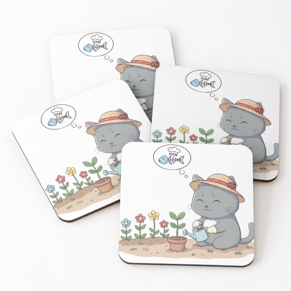 Item preview, A purr-fect day for some gardening. designed and sold by fernandes90.