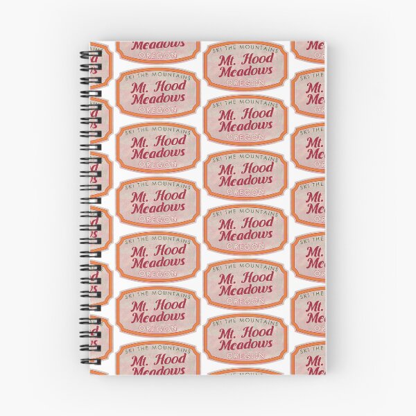 Item preview, Mt. Hood Meadows, Oregon, Ski, textured skiing badge designed and sold by Wanderful-roads.