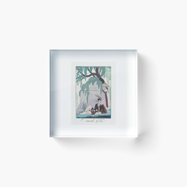 Item preview, L'amant Poete 1923 Vintage Fashion Art designed and sold by TeeARTHY.