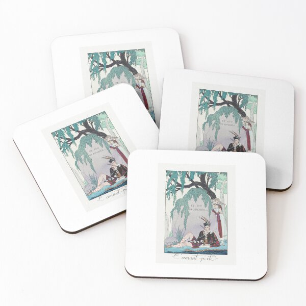 Item preview, L'amant Poete 1923 Vintage Fashion Art designed and sold by TeeARTHY.