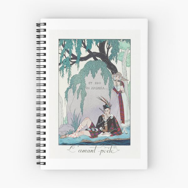 Item preview, L'amant Poete 1923 Vintage Fashion Art designed and sold by TeeARTHY.
