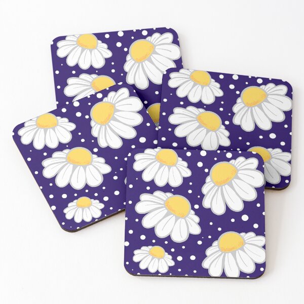 Item preview, Midnight Camomile Dreams Folk Floral Pattern designed and sold by Onírica by Valeria.