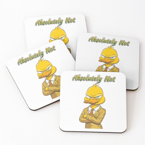 Item preview, Sassy Duck Reactions – Absolutely Not Meme Duck, Bold Sarcastic Duck Reaction Art designed and sold by MiraLumeStudio.