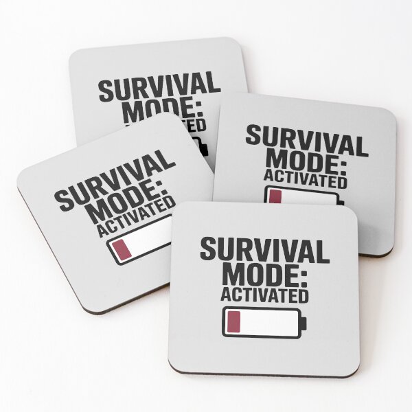 Item preview, Survival Mode Activated designed and sold by Bal Drops.
