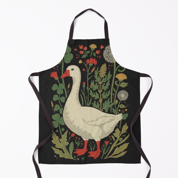 Item preview, «Goose among the Flowers» designed and sold by  BoomPoster.