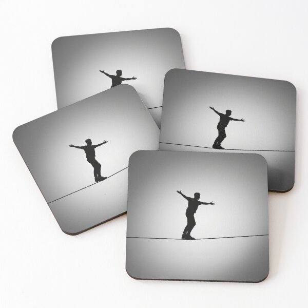 Item preview, Tightrope Walker Silhouette - Balance & Courage Art designed and sold by EllDAV777.
