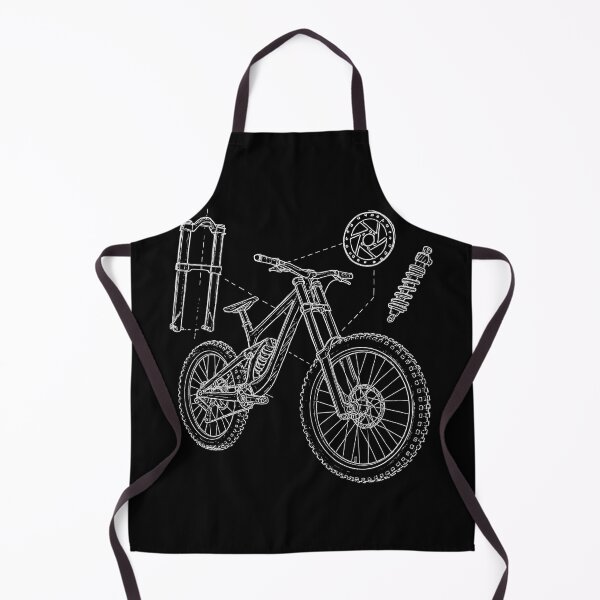 Item preview, MTB geometry sketch: Downhill exploded view designed and sold by Pineapple-Tree.