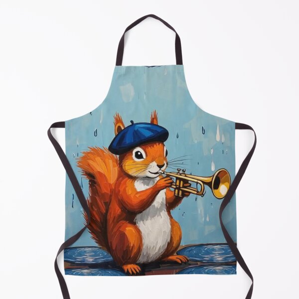 Item preview, Fletcher the squirrel, jazz musican designed and sold by Fruit-Fletcher.