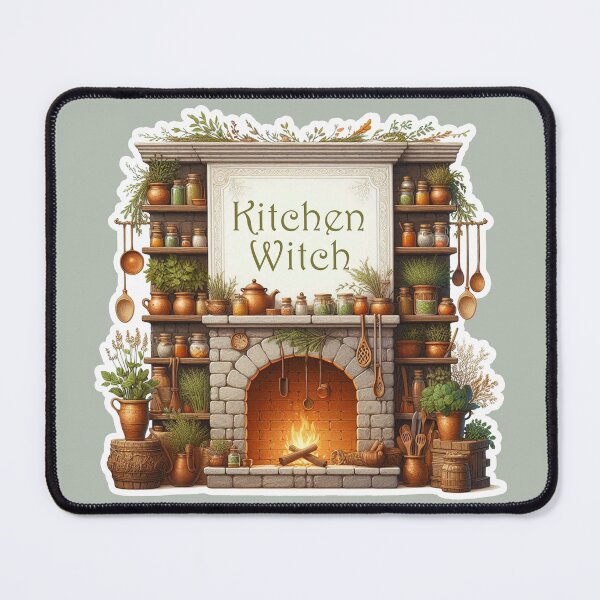 Item preview, Kitchen Witch - Cozy Hearth Herbal Witch Aesthetic designed and sold by Club Vino Creative LLC.