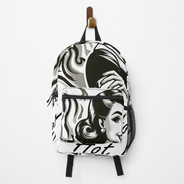 Item preview, This Hottie Gets Hot Flashes - Retro 50s Funny Menopause Gift designed and sold by Club Vino Creative LLC.