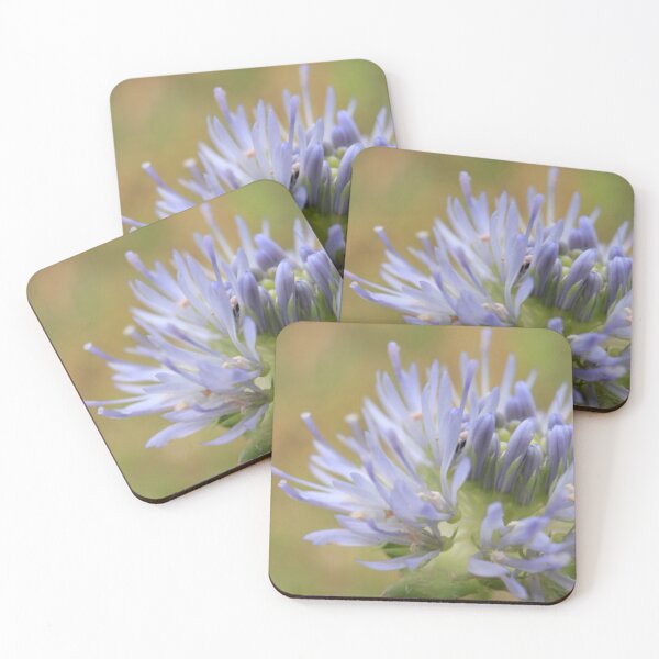 Item preview, Ethereal Blue Flower Petals Macro designed and sold by vikko-art.