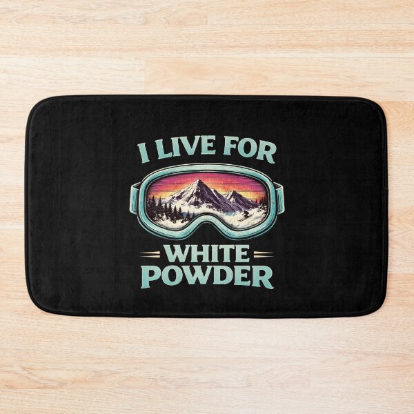 Item preview, I Live For White Powder Skiing Winter Sports designed and sold by SofenArt.