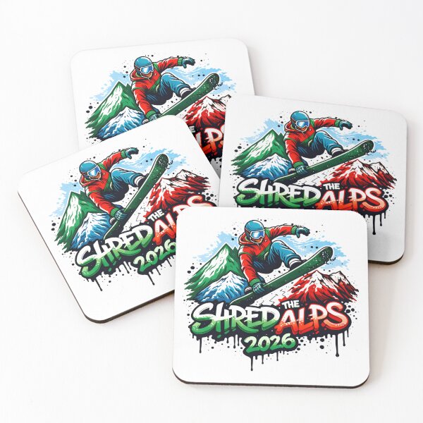 Item preview, Shred The Alps Snowboard Graffiti 2026 designed and sold by AnnDesignStudio.