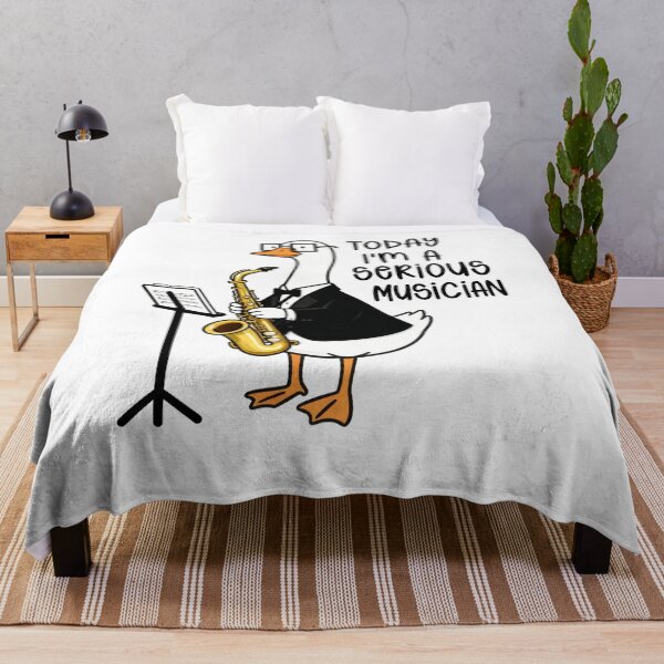 Item preview, Funny Goose Musician Shirt – Serious Saxophone Player Music Humor Design designed and sold by truongloc246.