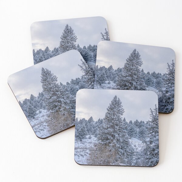 Item preview, Snowy Landscape in Yellowstone National Park designed and sold by SafariByMarisa.