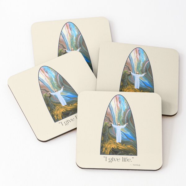 Item preview, I Give Life ~ Yeshua | Bible Quote designed and sold by ArtsieChristian.