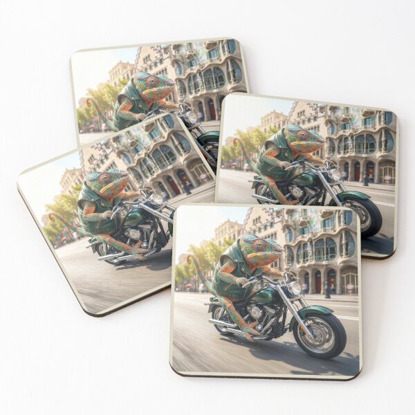 Item preview, Chameleon Hits the Streets of Barcelona designed and sold by Tridentulus.