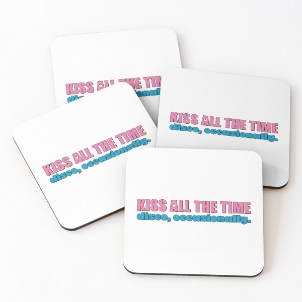 Item preview, Kiss All The Time Pink & Blue designed and sold by Erika Nissen.