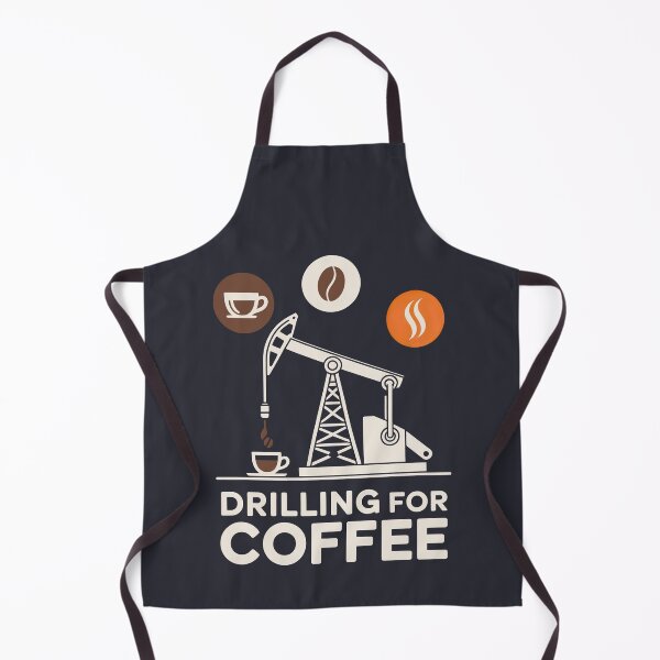 Item preview, Drilling for Coffee Funny Oil Rig Caffeine Addict Caffeine Extraction Art designed and sold by SplashTastic.