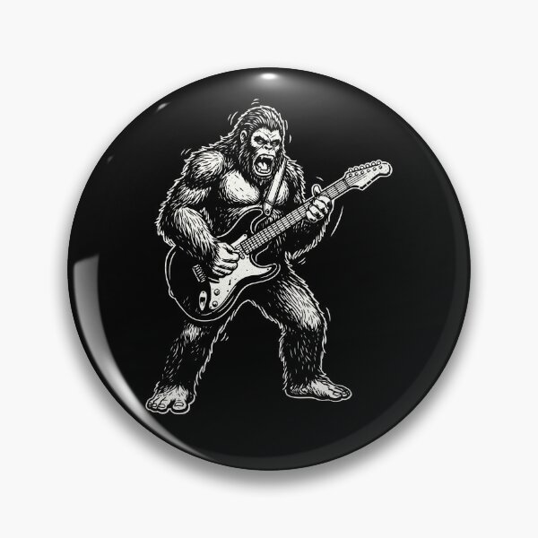 Item preview, Bigfoot Electric Guitar Vintage Cryptid Musician   designed and sold by Y-Vibes.