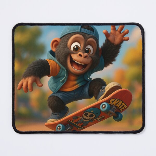 Item preview, Skater Mountain Gorilla designed and sold by Sillytoe.