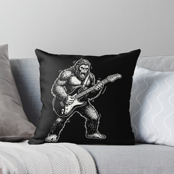Item preview, Bigfoot Electric Guitar Vintage Cryptid Musician   designed and sold by Y-Vibes.