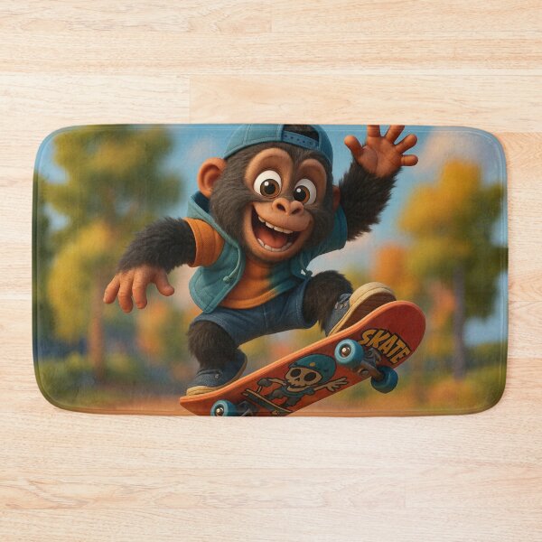 Item preview, Skater Mountain Gorilla designed and sold by Sillytoe.
