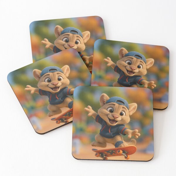 Item preview, Skater Mountain Lion designed and sold by Sillytoe.