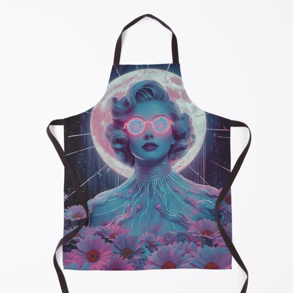 Item preview, Glitch Pin-Up Vaporwave Sticker | 1960s Digital Ghost Decal | Neon CRT Moon Cyberpunk Art designed and sold by MissSaylor.