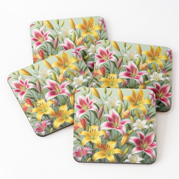 Item preview, Spring Lilies Lovely Bouquet designed and sold by TinCatOutPost.