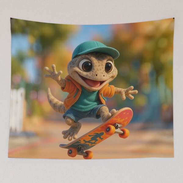 Artikelvorschau, Skater-Trauergecko entworfen und verkauft von Sillytoe.