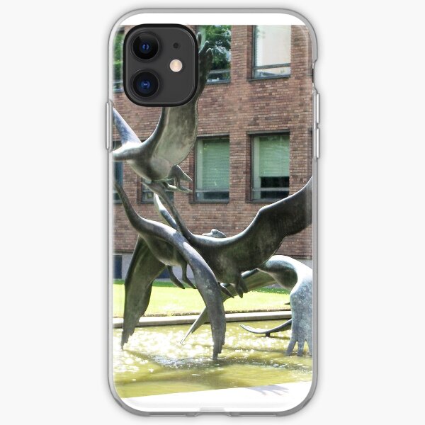 Swans in Flight iPhone Soft Case