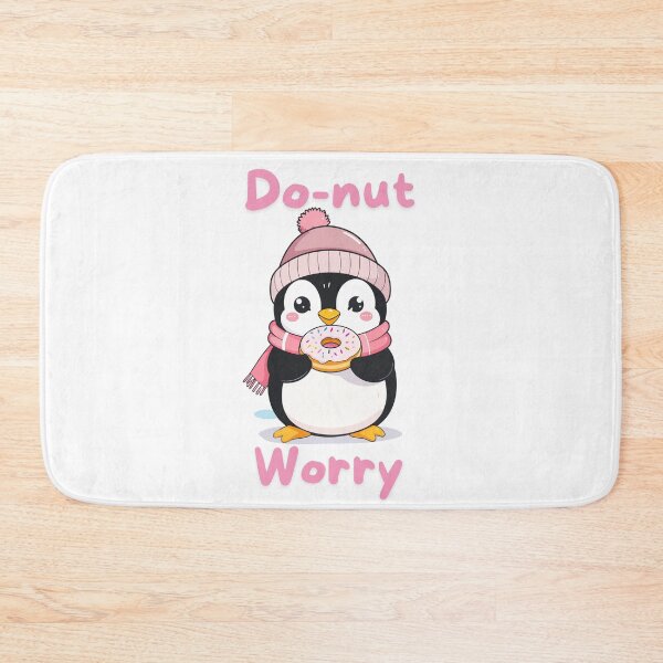 Item preview, Copy of Kawaii Penguin in Scarf Sipping Cocoa – Cozy Campfire Winter Art designed and sold by MarWachaN.