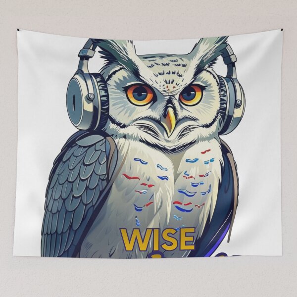 Item preview, Wise Owl Beats-Owl DJ Shirt designed and sold by JoezCreations.